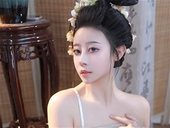 网红美女奈汐酱nice 古风青纱曦